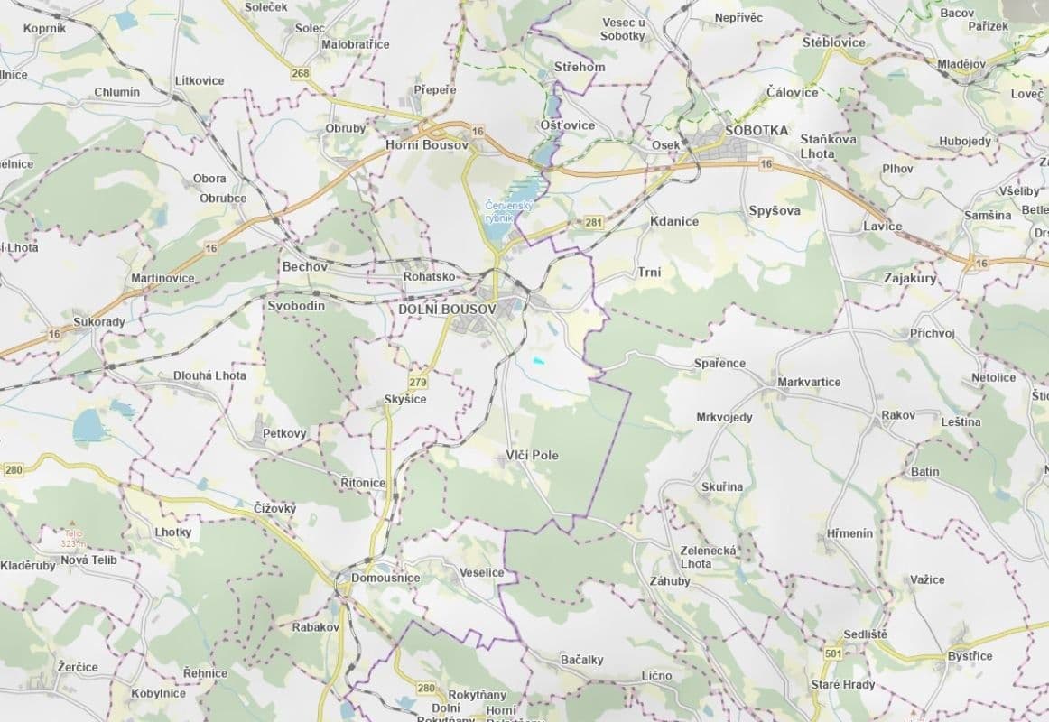 plot for sale, 8,309 m², Dolní Bousov, Středočeský Region plot for sale, 8,309 m², Dolní Bousov, Středočeský Region