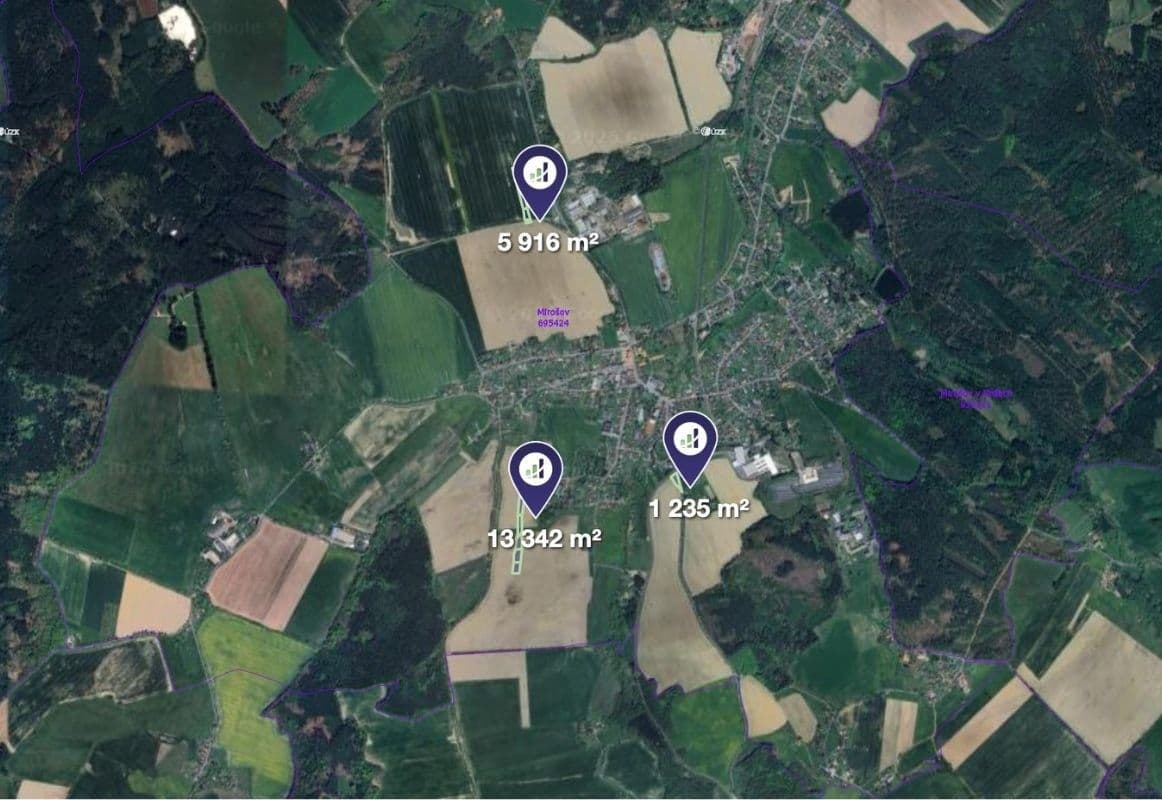 plot for sale, 20,493 m², Mirošov, Plzeňský Region plot for sale, 20,493 m², Mirošov, Plzeňský Region