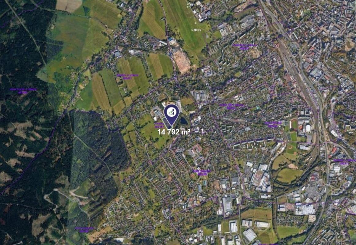 plot for sale, 14,792 m², Liberec, Liberecký Region plot for sale, 14,792 m², Liberec, Liberecký Region