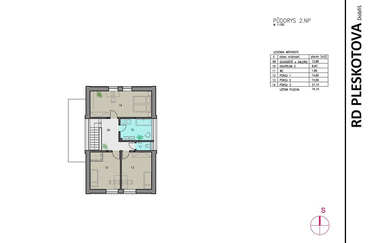 house for sale, 152 m², Pleskotova, Dobříš, Středočeský Region house for sale, 152 m², Pleskotova, Dobříš, Středočeský Region