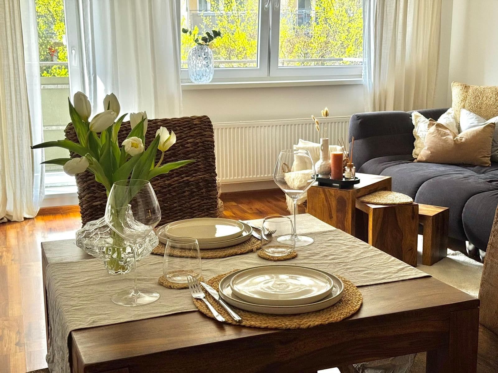 2 bedroom with open-plan kitchen flat to rent, 78 m², Budapešťská, Prague, Prague 2 bedroom with open-plan kitchen flat to rent, 78 m², Budapešťská, Prague, Prague