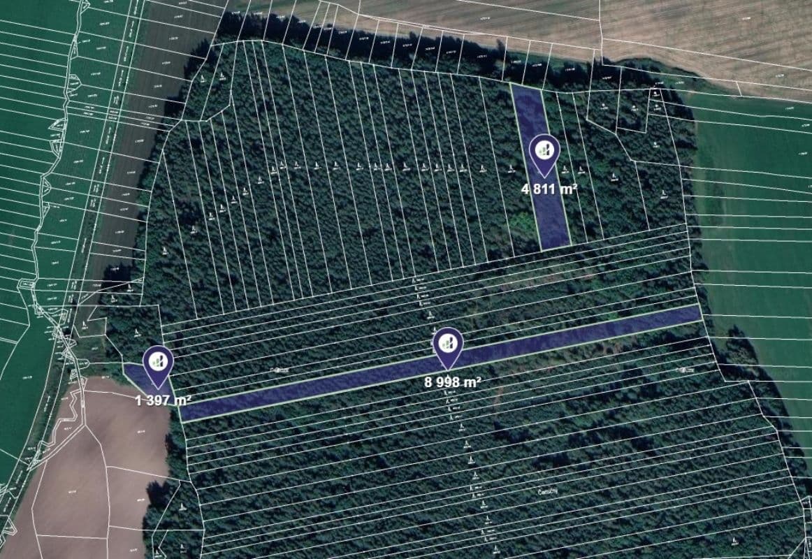 plot for sale, 21,003 m², Lužnice, Jihočeský Region plot for sale, 21,003 m², Lužnice, Jihočeský Region