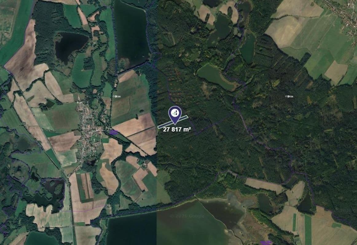 plot for sale, 27,817 m², Lužnice, Jihočeský Region plot for sale, 27,817 m², Lužnice, Jihočeský Region