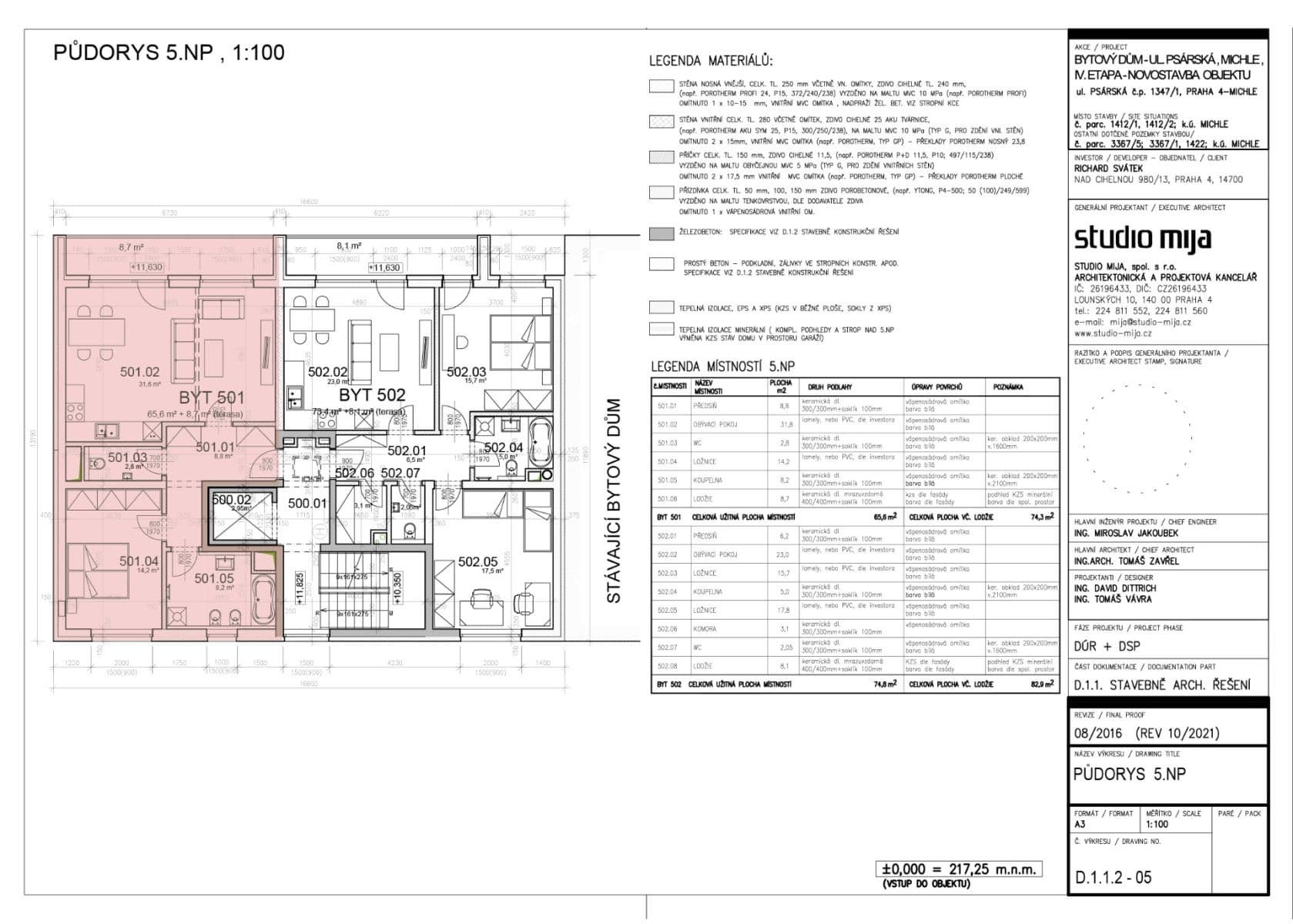 1 bedroom with open-plan kitchen flat for sale, 78 m², Psárská, Prague, Prague 1 bedroom with open-plan kitchen flat for sale, 78 m², Psárská, Prague, Prague