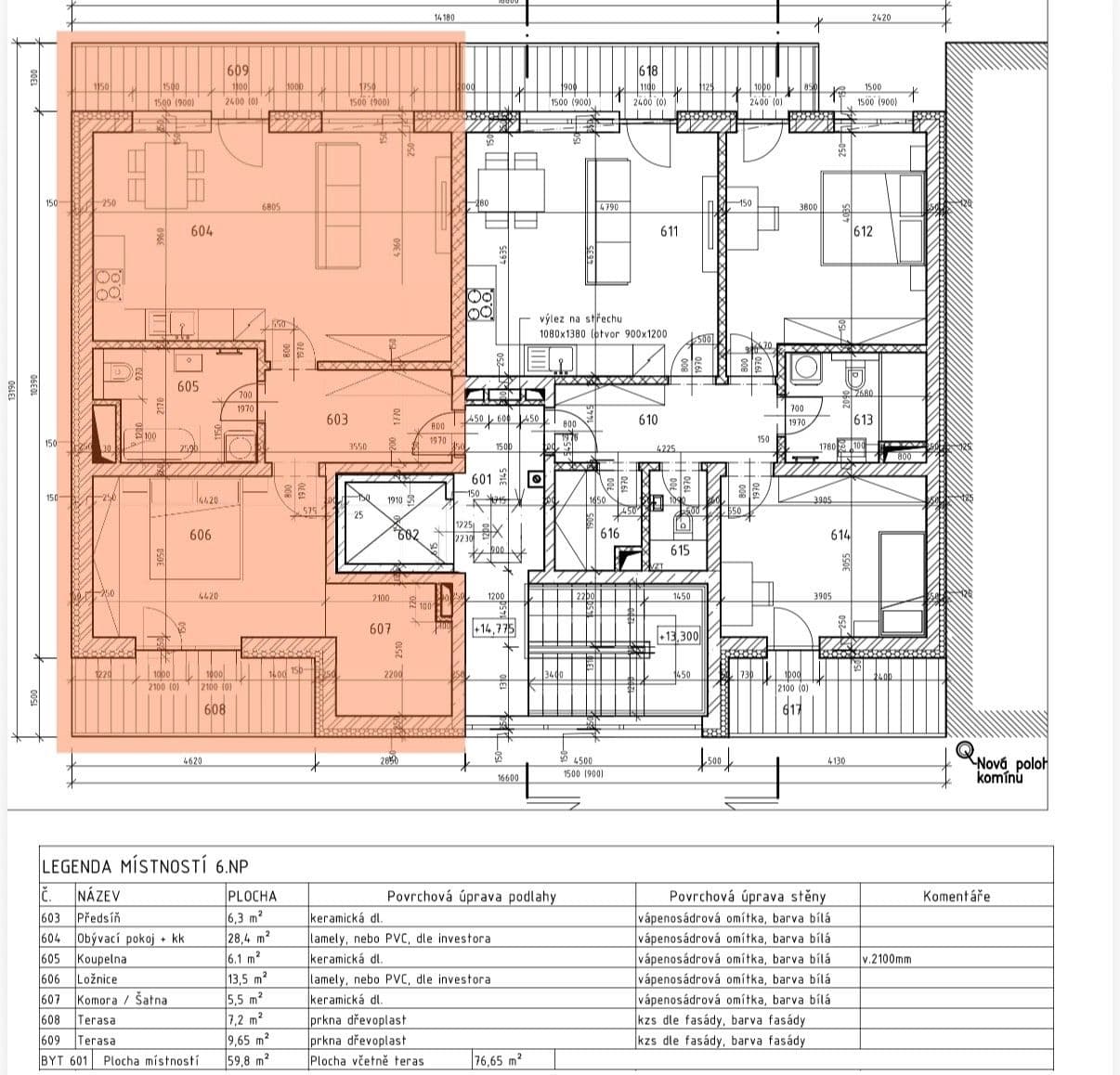 1 bedroom with open-plan kitchen flat for sale, 78 m², Psárská, Prague, Prague 1 bedroom with open-plan kitchen flat for sale, 78 m², Psárská, Prague, Prague