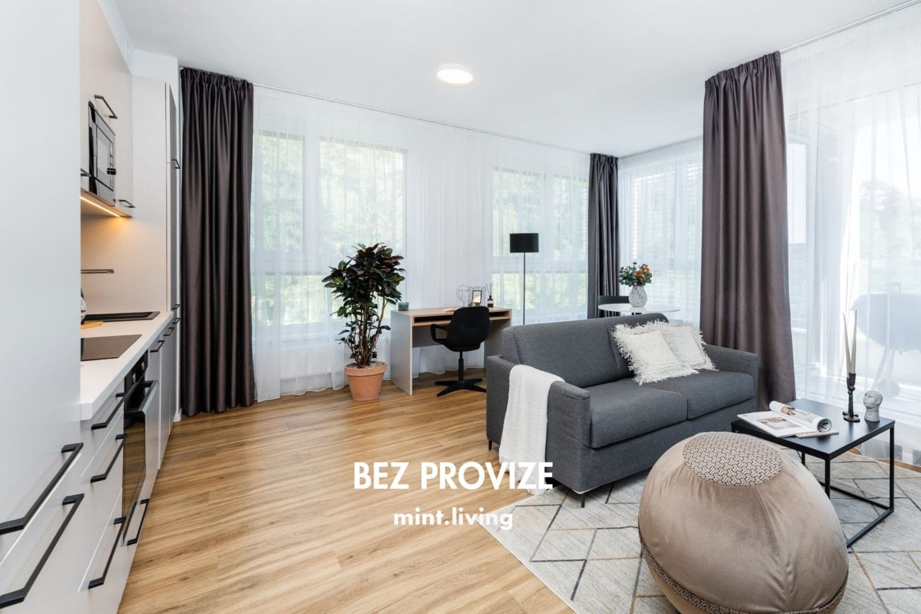 1 bedroom with open-plan kitchen flat to rent, 58 m², Odkolkova, Prague, Prague 1 bedroom with open-plan kitchen flat to rent, 58 m², Odkolkova, Prague, Prague