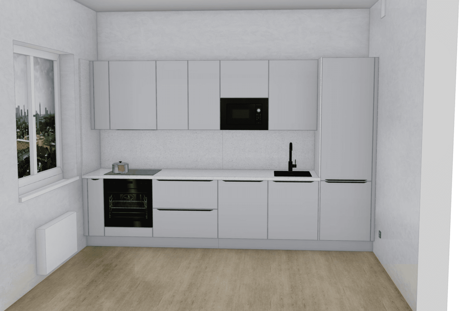 1 bedroom with open-plan kitchen flat to rent, 45 m², Františka Štěpánka, Prague, Prague 1 bedroom with open-plan kitchen flat to rent, 45 m², Františka Štěpánka, Prague, Prague