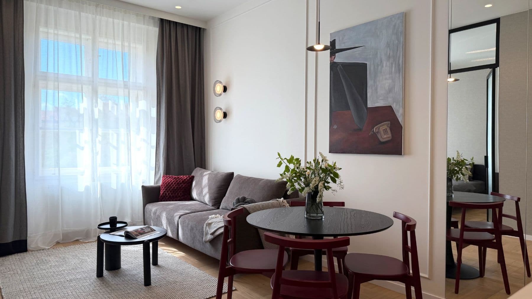 1 bedroom with open-plan kitchen flat to rent, 41 m², Karlínské náměstí, Prague, Prague 1 bedroom with open-plan kitchen flat to rent, 41 m², Karlínské náměstí, Prague, Prague