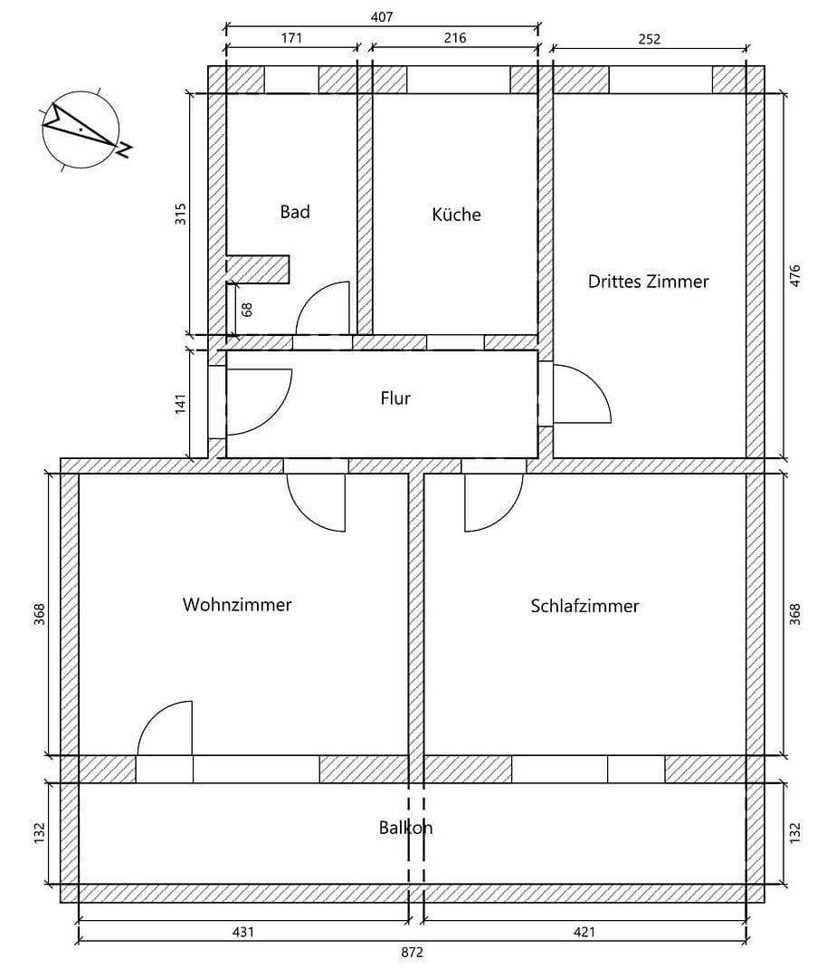 3 bedroom flat for sale, 68 m², Nürnberg, Bavaria 3 bedroom flat for sale, 68 m², Nürnberg, Bavaria