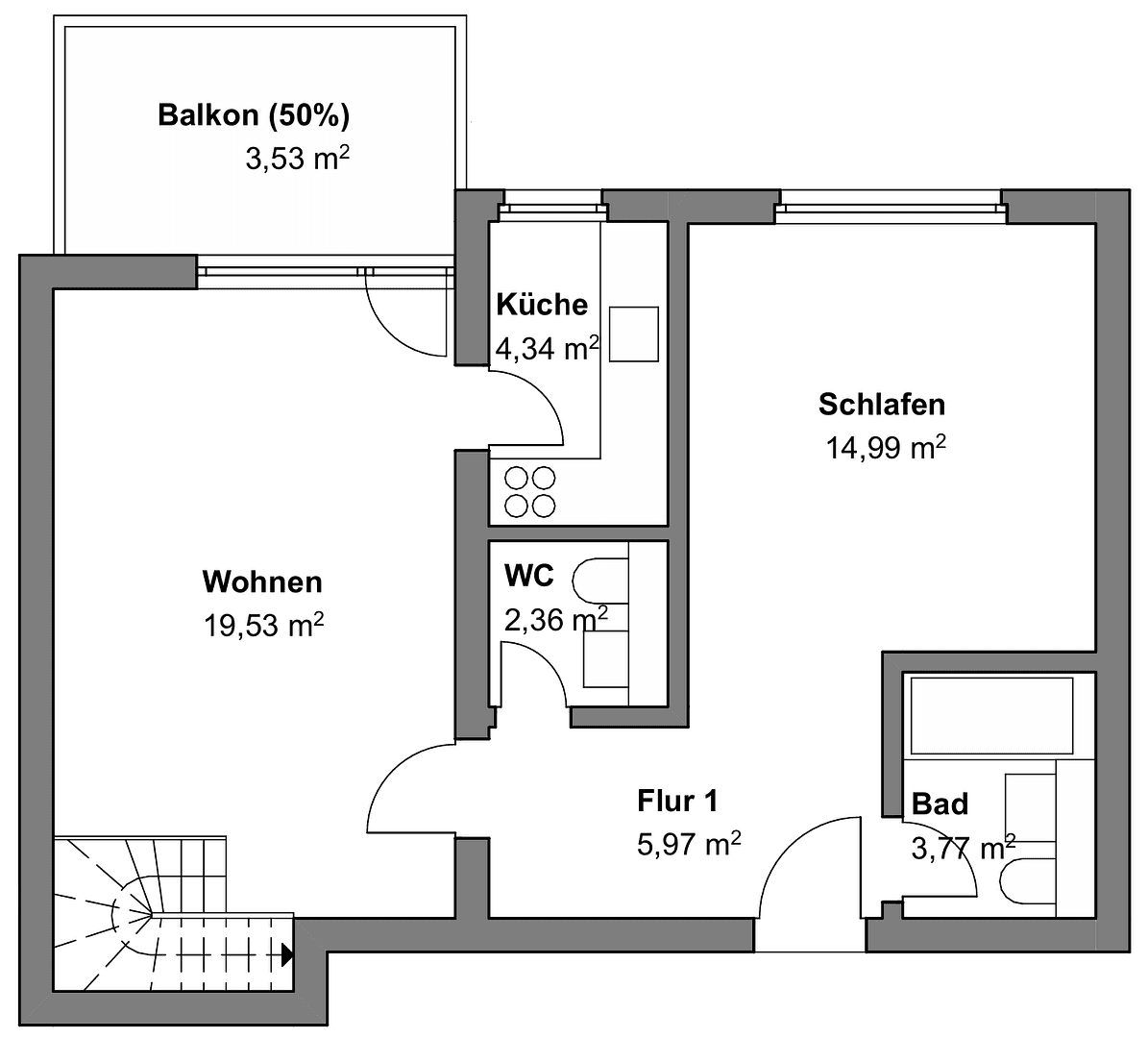 4 bedroom flat to rent, 86 m², Am Rebstock 12, Kabelsketal, Saxony-Anhalt 4 bedroom flat to rent, 86 m², Am Rebstock 12, Kabelsketal, Saxony-Anhalt