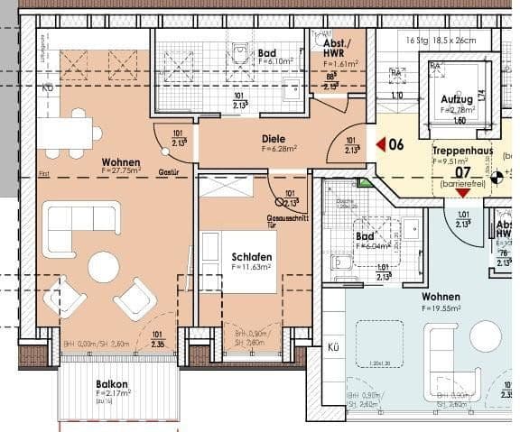 3 bedroom flat to rent, 68 m², Hamburger Allee 51b, Nauen, Brandenburg 3 bedroom flat to rent, 68 m², Hamburger Allee 51b, Nauen, Brandenburg