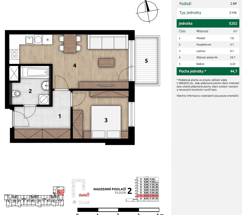 1 bedroom with open-plan kitchen flat to rent, 45 m², Arnošta Staňka, Prague, Prague 1 bedroom with open-plan kitchen flat to rent, 45 m², Arnošta Staňka, Prague, Prague