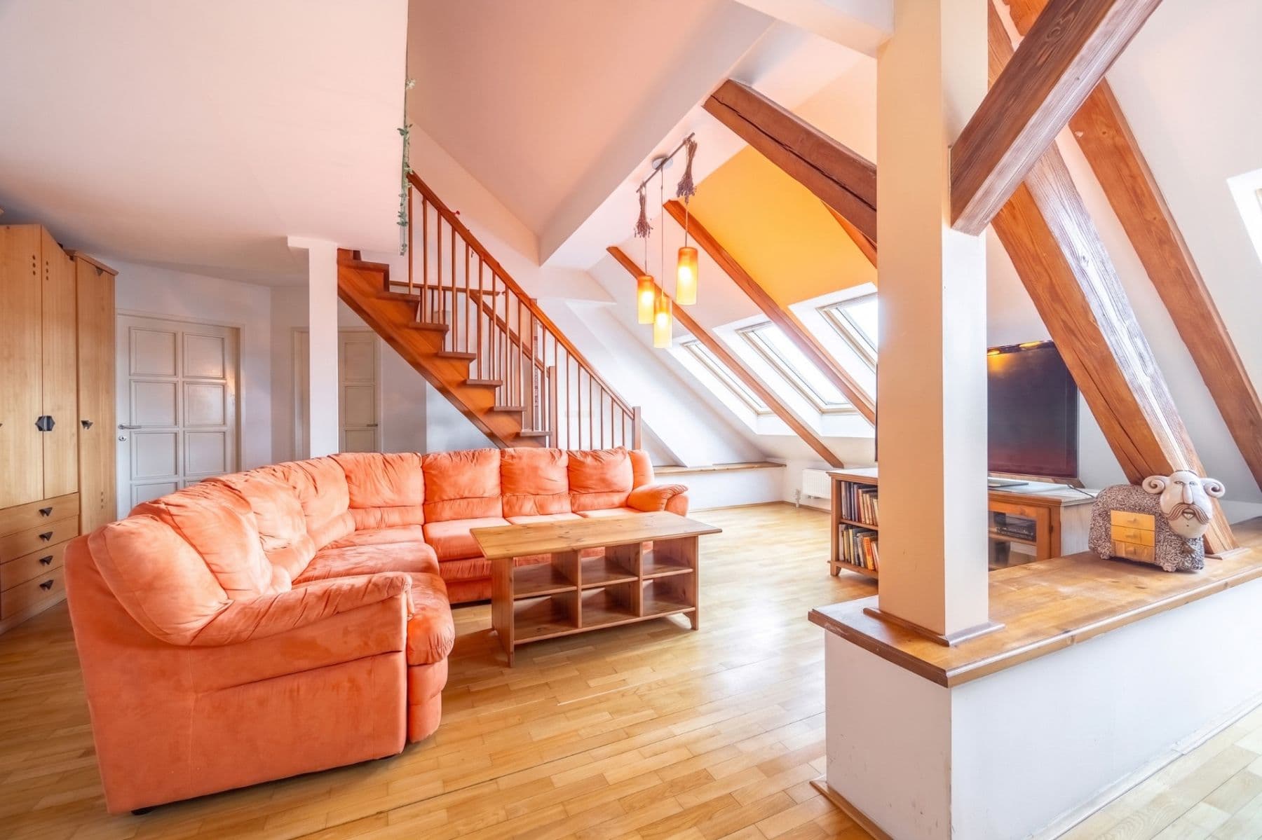 3 bedroom with open-plan kitchen flat for sale, 175 m², Amurská, Prague, Prague 3 bedroom with open-plan kitchen flat for sale, 175 m², Amurská, Prague, Prague
