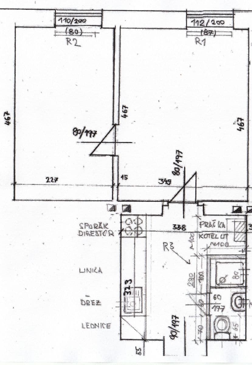 2 bedroom flat to rent, 37 m², Cyrilská, Brno, Jihomoravský Region 2 bedroom flat to rent, 37 m², Cyrilská, Brno, Jihomoravský Region