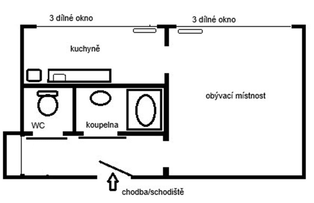 1 bedroom flat for sale, 37 m², Čihákova, Poděbrady, Středočeský Region 1 bedroom flat for sale, 37 m², Čihákova, Poděbrady, Středočeský Region