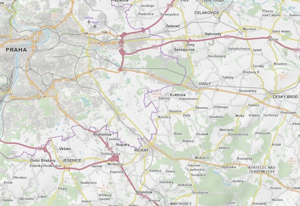 plot for sale, 5,022 m², Květnice, Středočeský Region plot for sale, 5,022 m², Květnice, Středočeský Region
