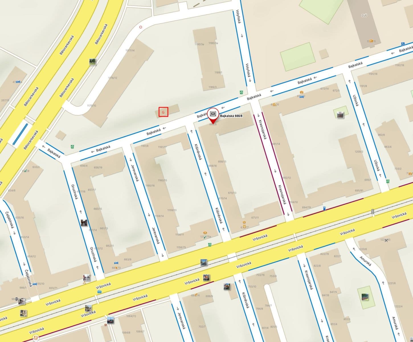 garage to rent, 17 m², Bajkalská, Prague, Prague garage to rent, 17 m², Bajkalská, Prague, Prague