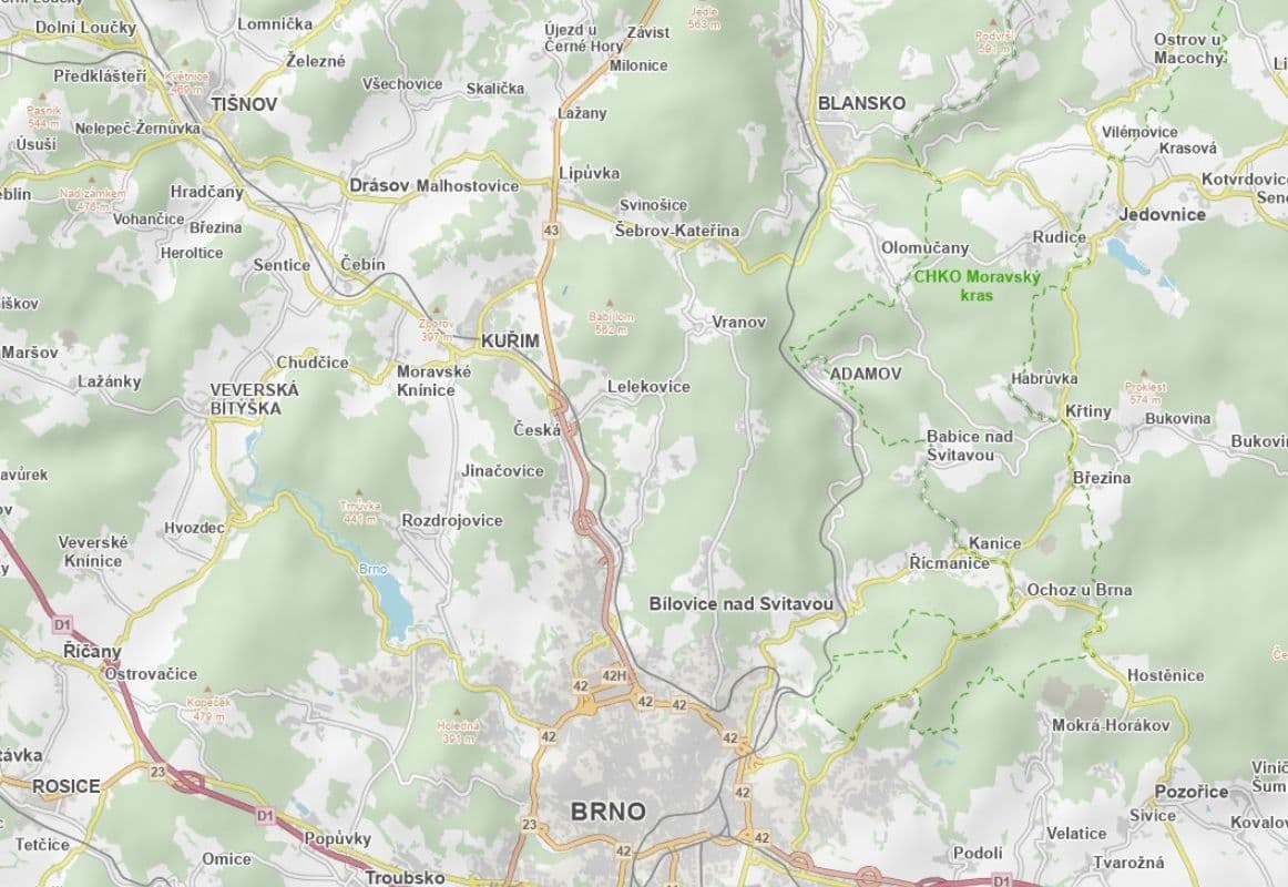 plot for sale, 771 m², Svinošice, Jihomoravský Region plot for sale, 771 m², Svinošice, Jihomoravský Region