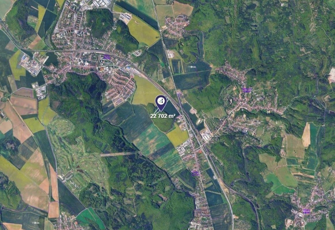 plot for sale, 7,094 m², Kuřim, Jihomoravský Region plot for sale, 7,094 m², Kuřim, Jihomoravský Region