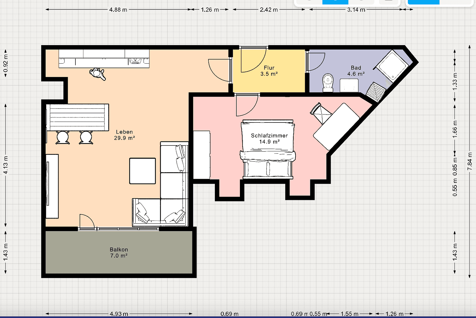 2 bedroom flat to rent, 54 m², Haeberlinstrasse 8, Stuttgart-Vaihingen, Baden-Württemberg 2 bedroom flat to rent, 54 m², Haeberlinstrasse 8, Stuttgart-Vaihingen, Baden-Württemberg