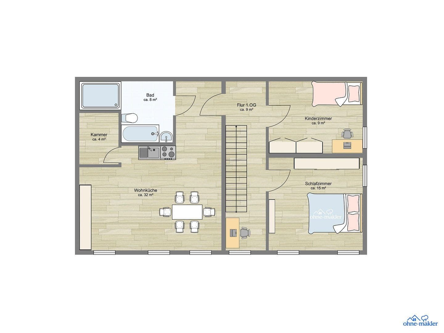4 bedroom flat to rent, 96 m², Tremmener Straße 2, Nauen, Brandenburg 4 bedroom flat to rent, 96 m², Tremmener Straße 2, Nauen, Brandenburg