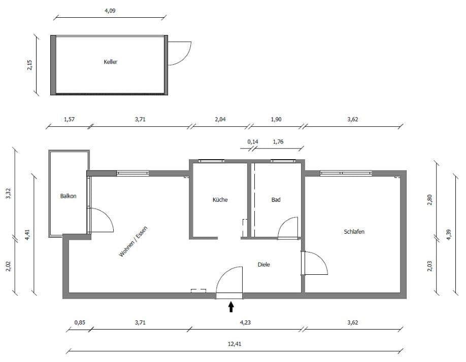 2 bedroom flat for sale, 55 m², Baden-Baden, Baden-Württemberg 2 bedroom flat for sale, 55 m², Baden-Baden, Baden-Württemberg
