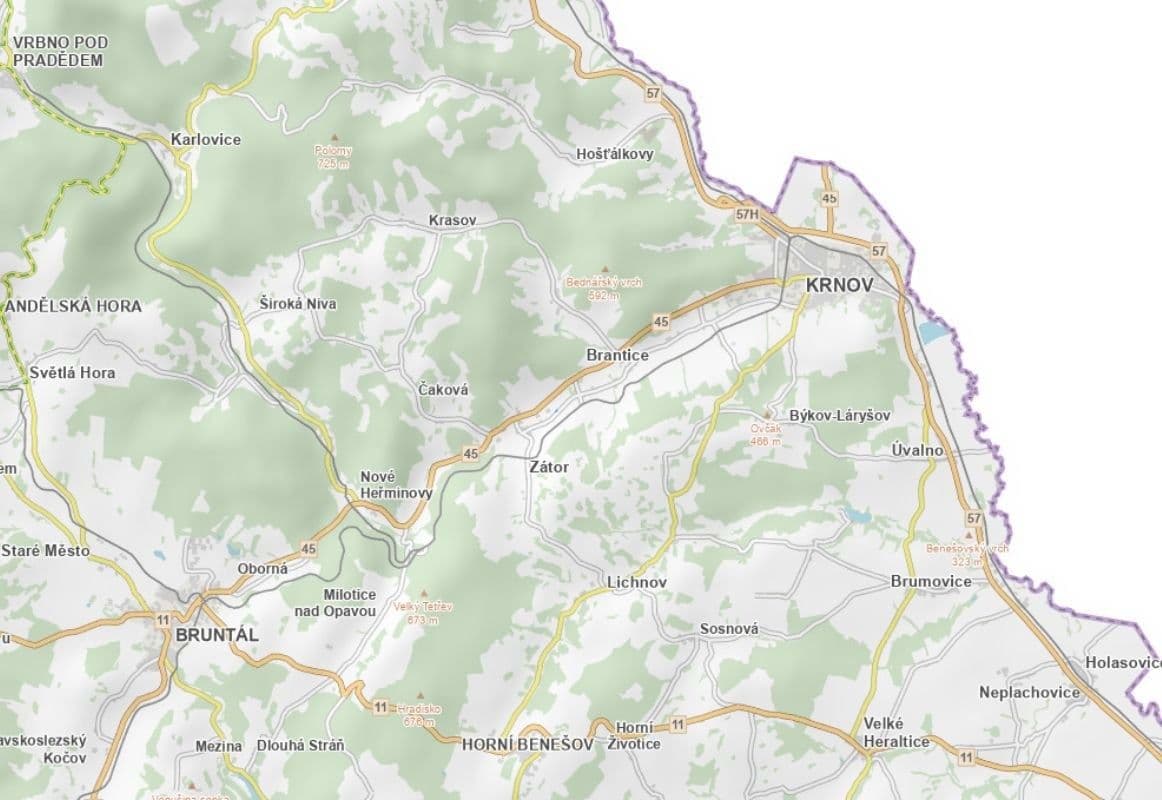 plot for sale, 2,055 m², Zátor, Moravskoslezský Region plot for sale, 2,055 m², Zátor, Moravskoslezský Region
