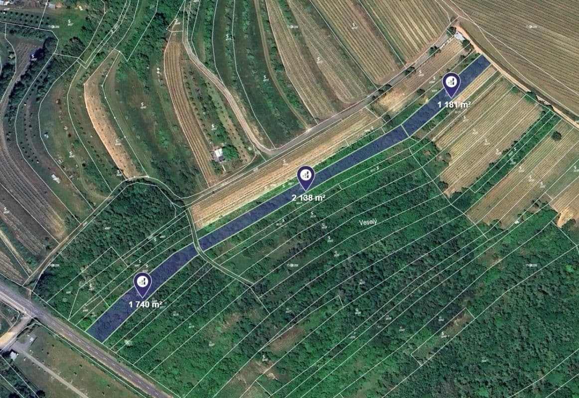 plot for sale, 2,530 m², Němčičky, Jihomoravský Region plot for sale, 2,530 m², Němčičky, Jihomoravský Region