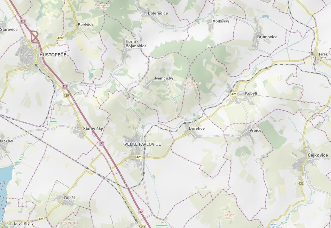 plot for sale, 2,530 m², Němčičky, Jihomoravský Region plot for sale, 2,530 m², Němčičky, Jihomoravský Region