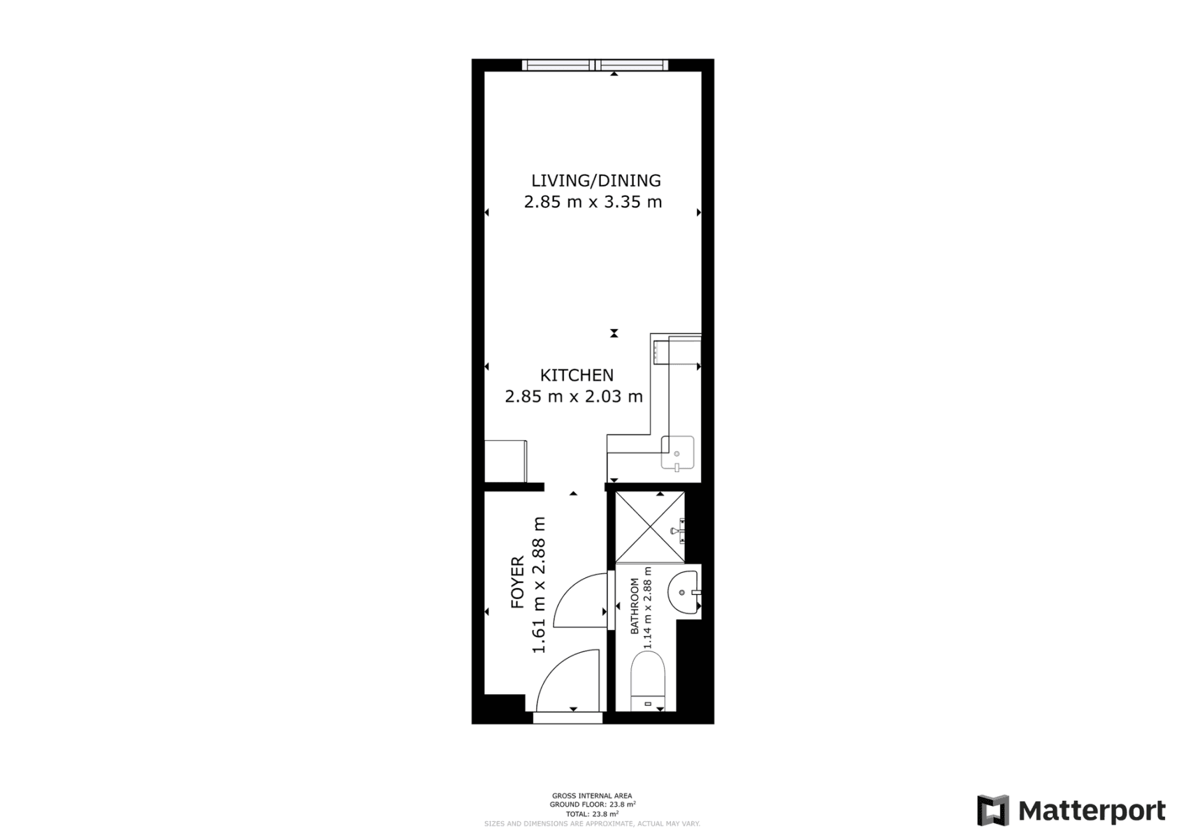 Studio flat to rent, 23 m², Čenětická, Prague, Prague Studio flat to rent, 23 m², Čenětická, Prague, Prague