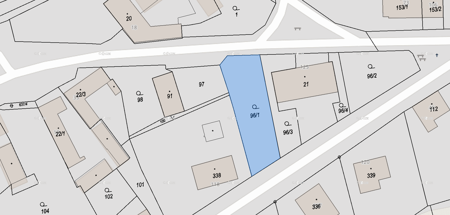 plot for sale, 623 m², Sedlec, Vysočina Region plot for sale, 623 m², Sedlec, Vysočina Region