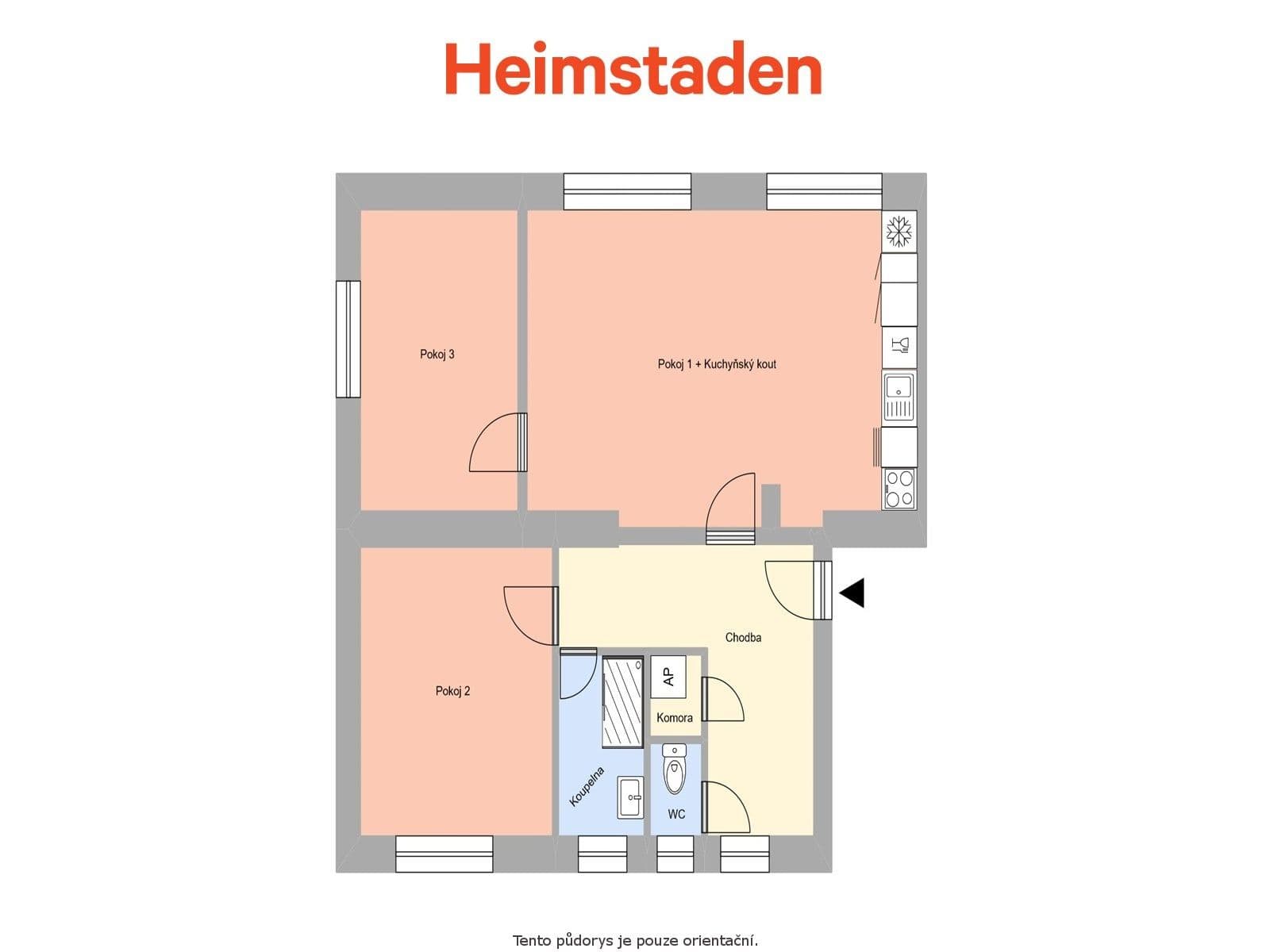 2 bedroom with open-plan kitchen flat to rent, 70 m², Kapitána Jasioka, Havířov, Moravskoslezský Region 2 bedroom with open-plan kitchen flat to rent, 70 m², Kapitána Jasioka, Havířov, Moravskoslezský Region