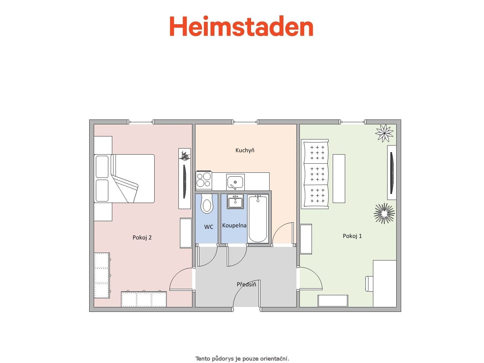2 bedroom flat to rent, 49 m², Národní třída, Havířov, Moravskoslezský Region 2 bedroom flat to rent, 49 m², Národní třída, Havířov, Moravskoslezský Region