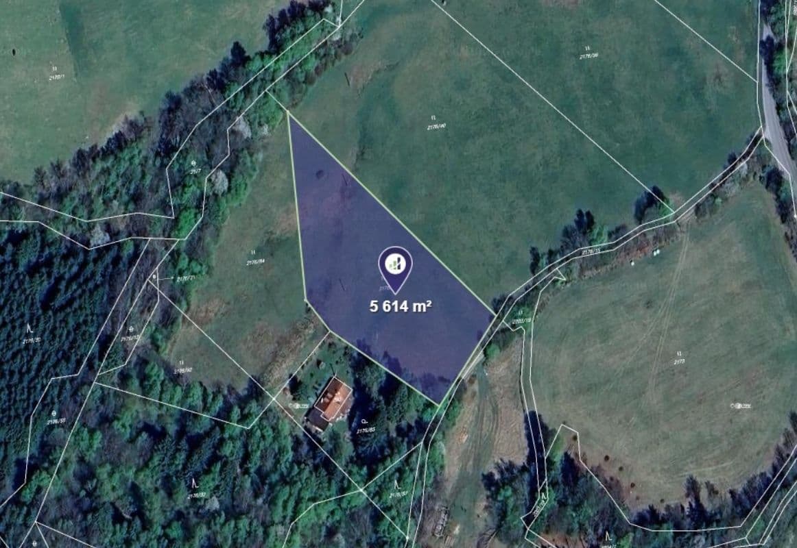 plot for sale, 5,614 m², Brloh, Jihočeský Region plot for sale, 5,614 m², Brloh, Jihočeský Region