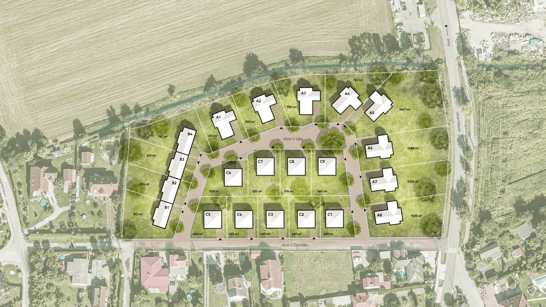 plot for sale, 530 m², Jirny, Středočeský Region plot for sale, 530 m², Jirny, Středočeský Region