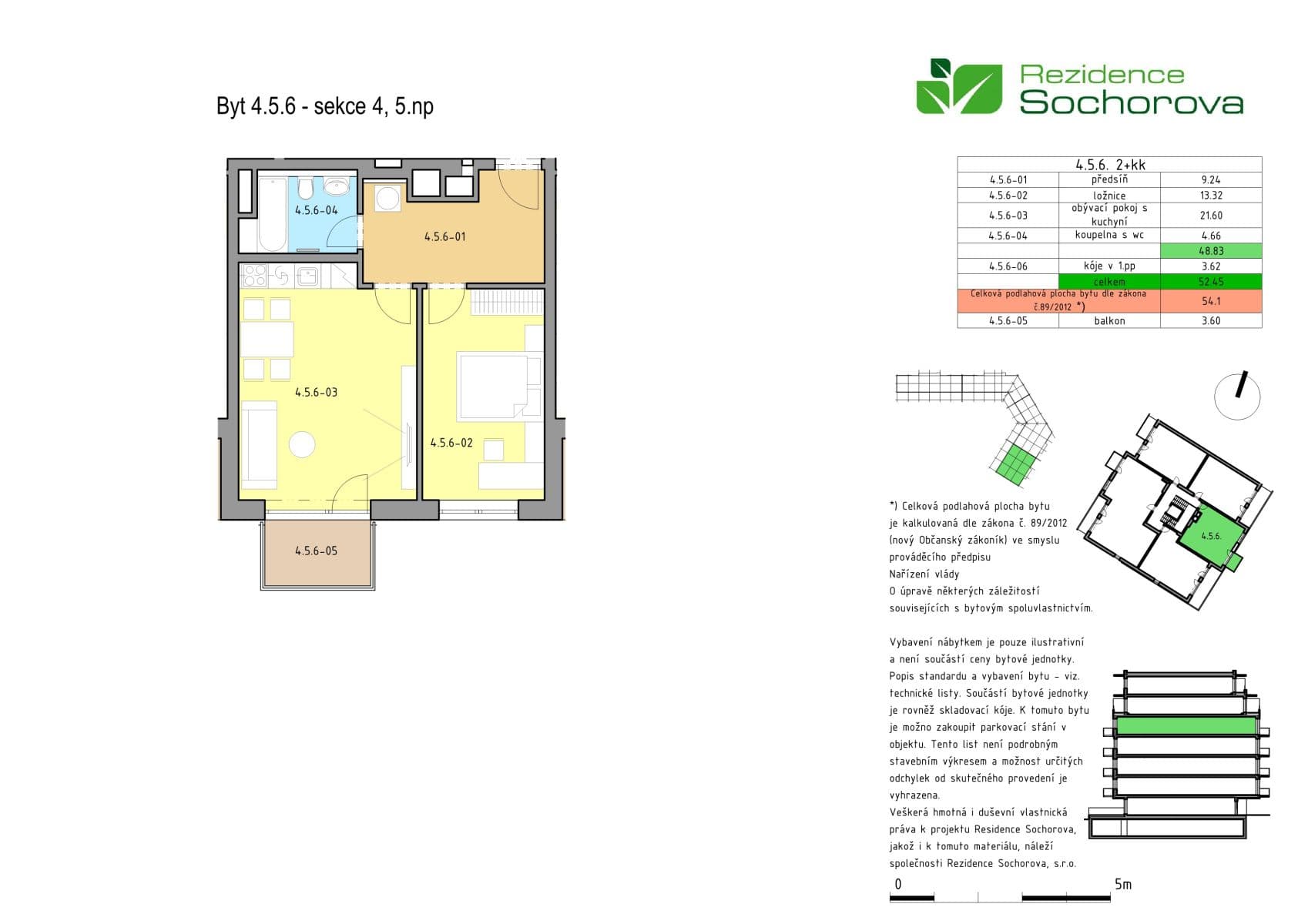 1 bedroom with open-plan kitchen flat to rent, 55 m², Sochorova, Brno, Jihomoravský Region 1 bedroom with open-plan kitchen flat to rent, 55 m², Sochorova, Brno, Jihomoravský Region