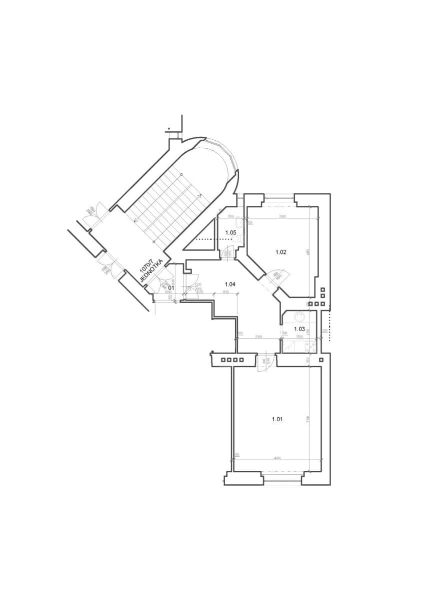 2 bedroom flat for sale, 57 m², U Průhonu, Prague, Prague 2 bedroom flat for sale, 57 m², U Průhonu, Prague, Prague