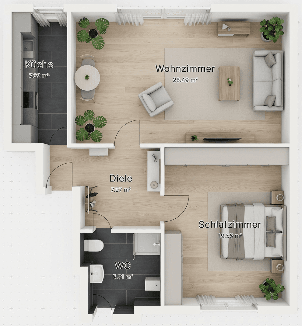 2 bedroom flat to rent, 56 m², Postallee 29, Gladbeck, North Rhine-Westphalia 2 bedroom flat to rent, 56 m², Postallee 29, Gladbeck, North Rhine-Westphalia