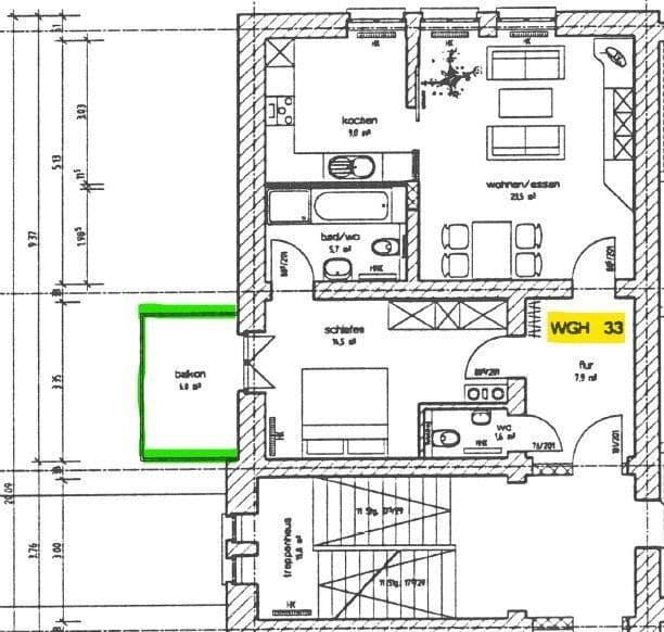 2 bedroom flat to rent, 62 m², Husarenpark 1, Torgau, Saxony 2 bedroom flat to rent, 62 m², Husarenpark 1, Torgau, Saxony