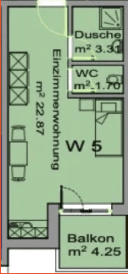 1 bedroom flat to rent, 28 m², Langen bei Bregenz, Gschwend 63, Bregenz, Vorarlberg 1 bedroom flat to rent, 28 m², Langen bei Bregenz, Gschwend 63, Bregenz, Vorarlberg