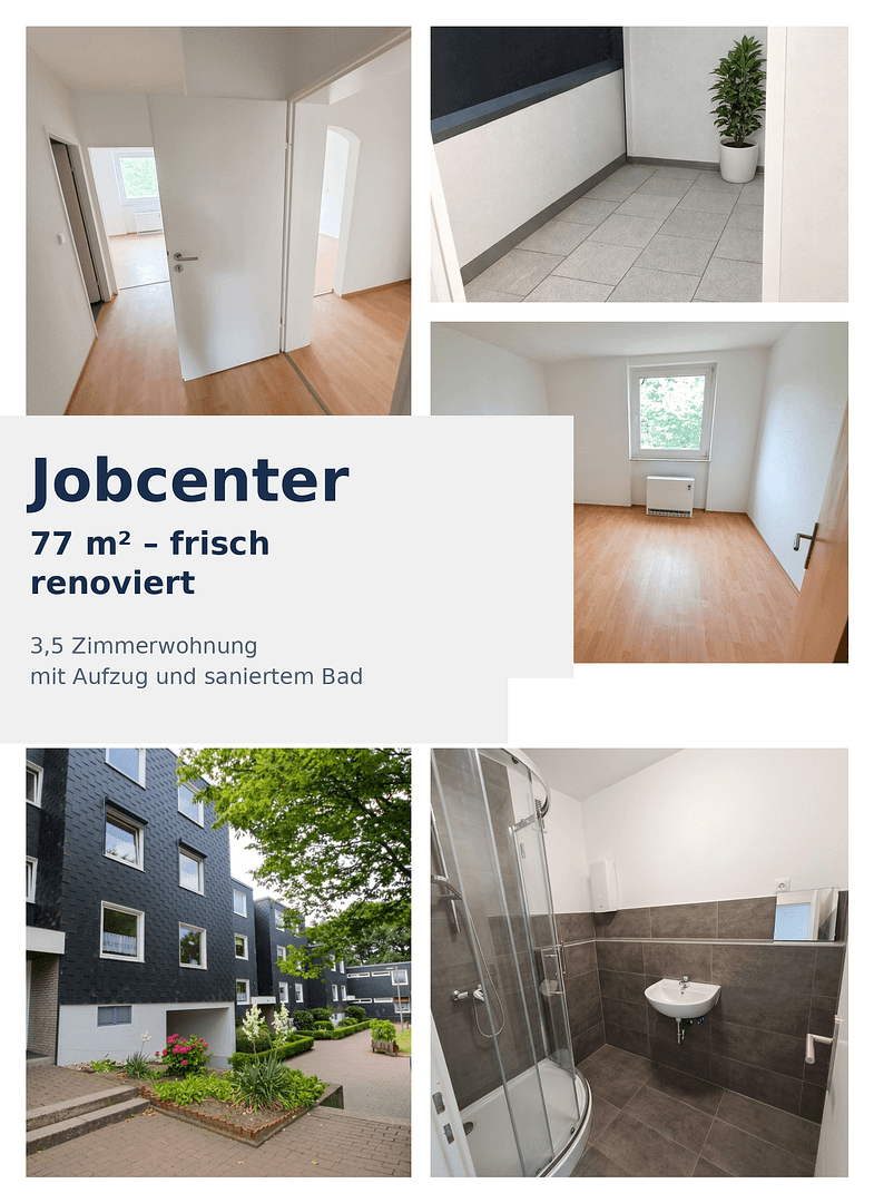2 bedroom with open-plan kitchen flat to rent, 77 m², Talaue 27, Dorsten, North Rhine-Westphalia 2 bedroom with open-plan kitchen flat to rent, 77 m², Talaue 27, Dorsten, North Rhine-Westphalia