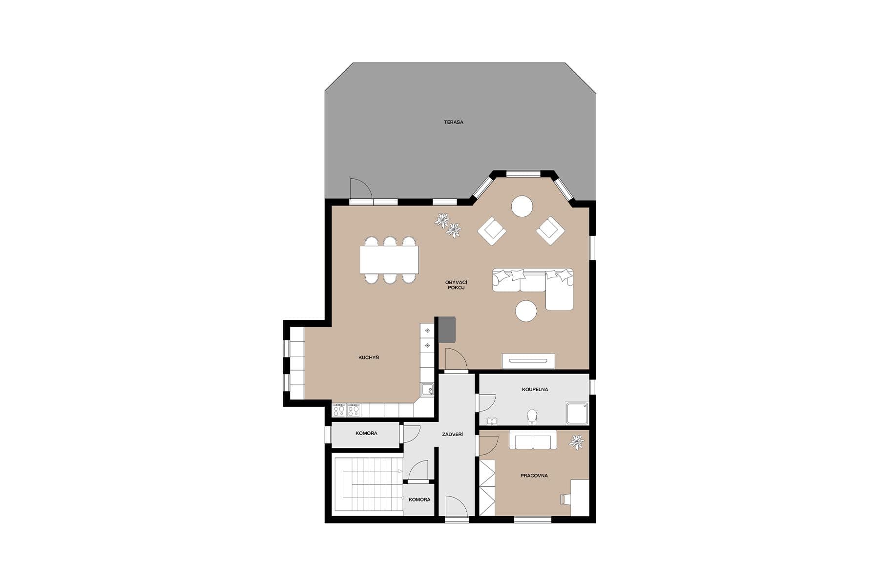 house for sale, 220 m², Božkov, Mnichovice, Středočeský Region house for sale, 220 m², Božkov, Mnichovice, Středočeský Region