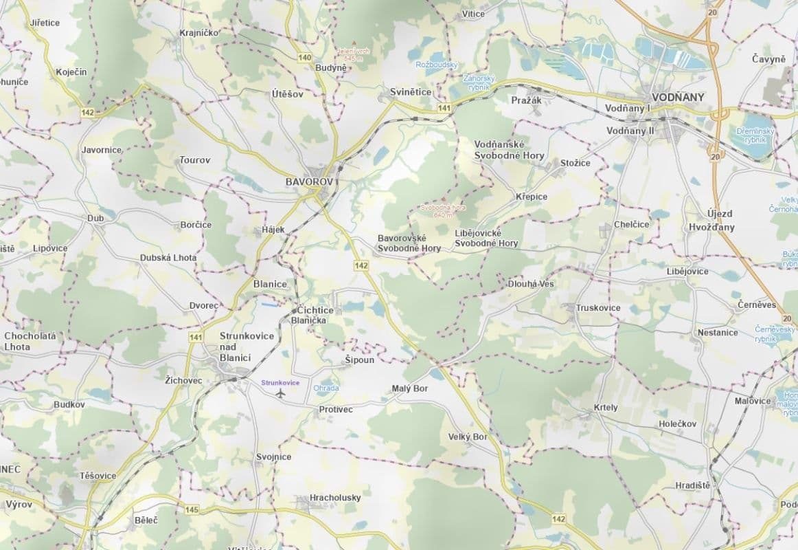 plot for sale, 1,026 m², Strunkovice nad Blanicí, Jihočeský Region plot for sale, 1,026 m², Strunkovice nad Blanicí, Jihočeský Region
