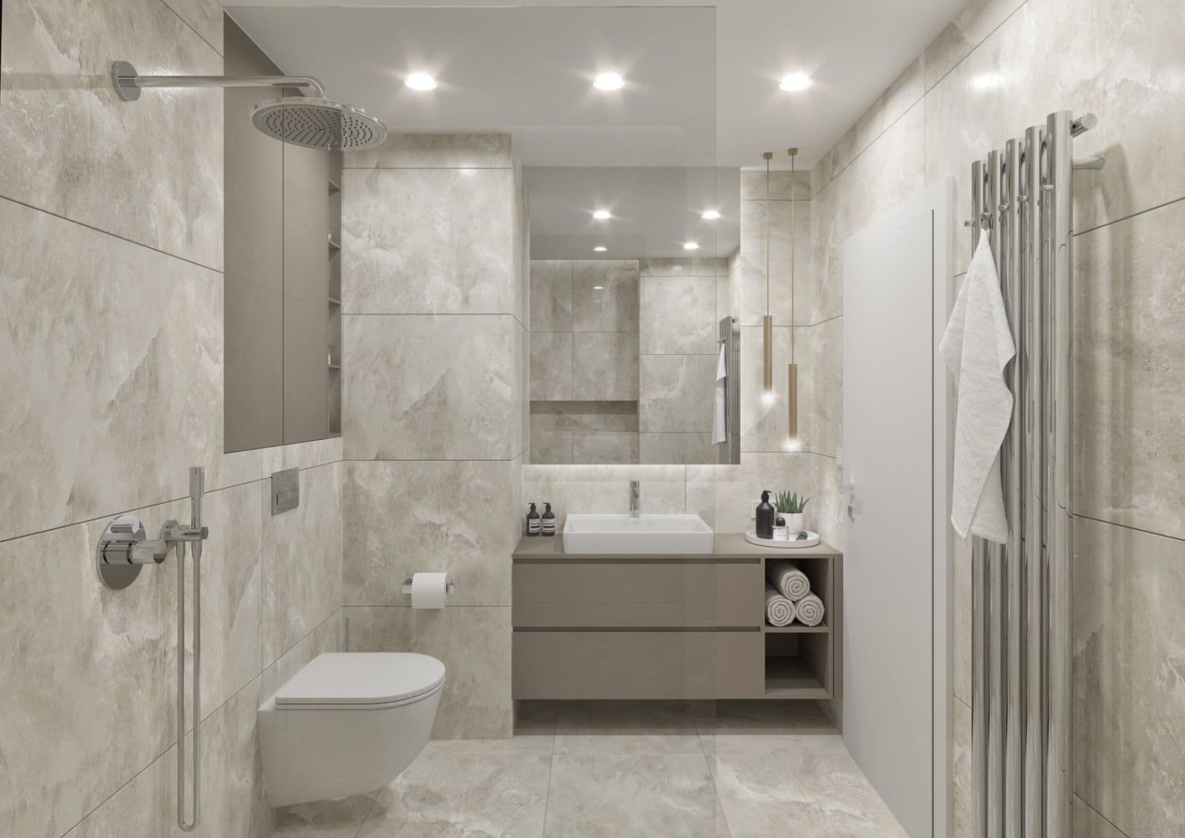 1 bedroom with open-plan kitchen flat for sale, 49 m², Záhřebská, Prague, Prague 1 bedroom with open-plan kitchen flat for sale, 49 m², Záhřebská, Prague, Prague