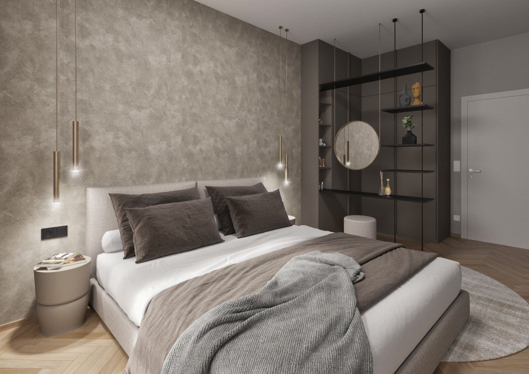 1 bedroom with open-plan kitchen flat for sale, 49 m², Záhřebská, Prague, Prague 1 bedroom with open-plan kitchen flat for sale, 49 m², Záhřebská, Prague, Prague