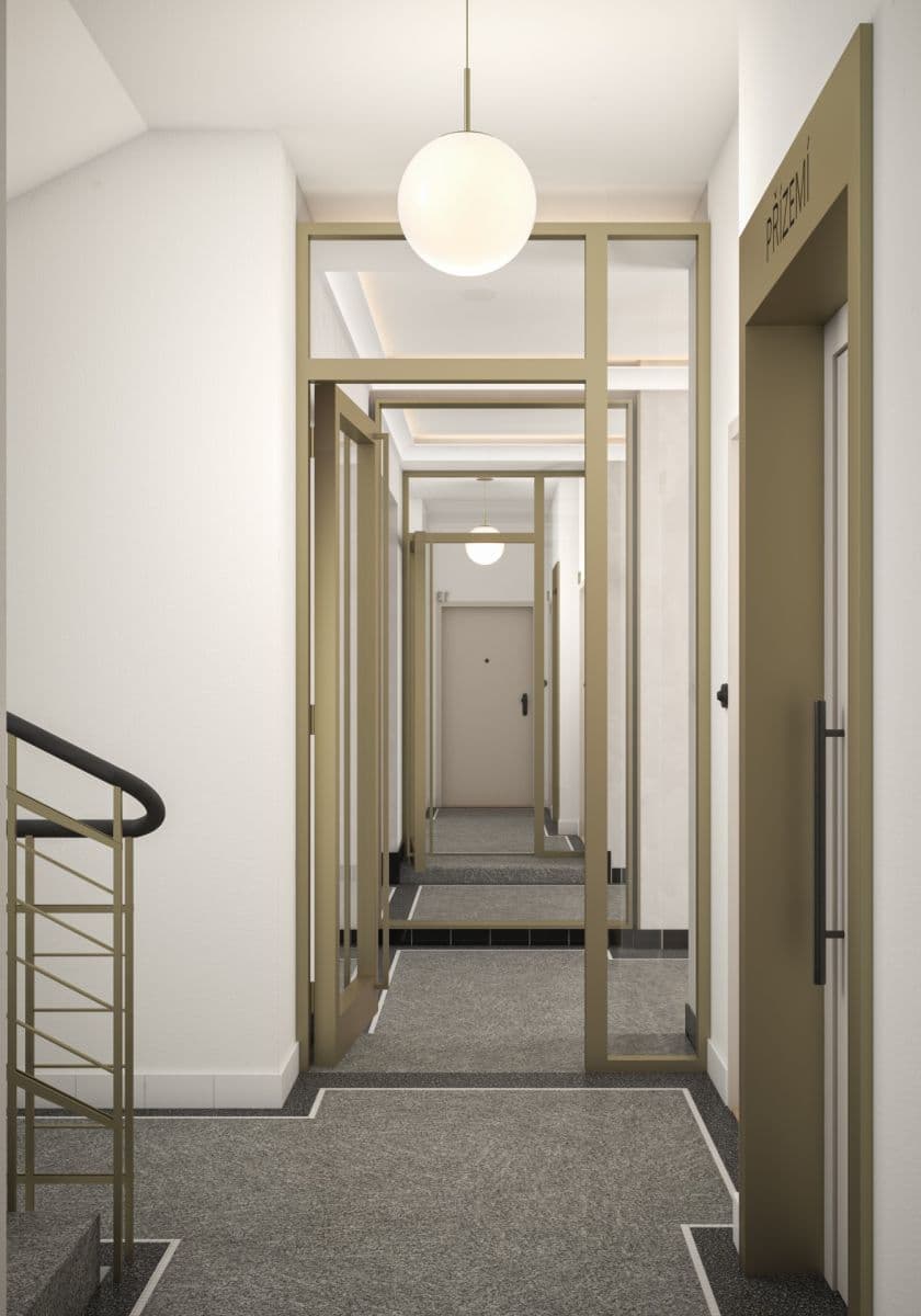 1 bedroom with open-plan kitchen flat for sale, 49 m², Záhřebská, Prague, Prague 1 bedroom with open-plan kitchen flat for sale, 49 m², Záhřebská, Prague, Prague