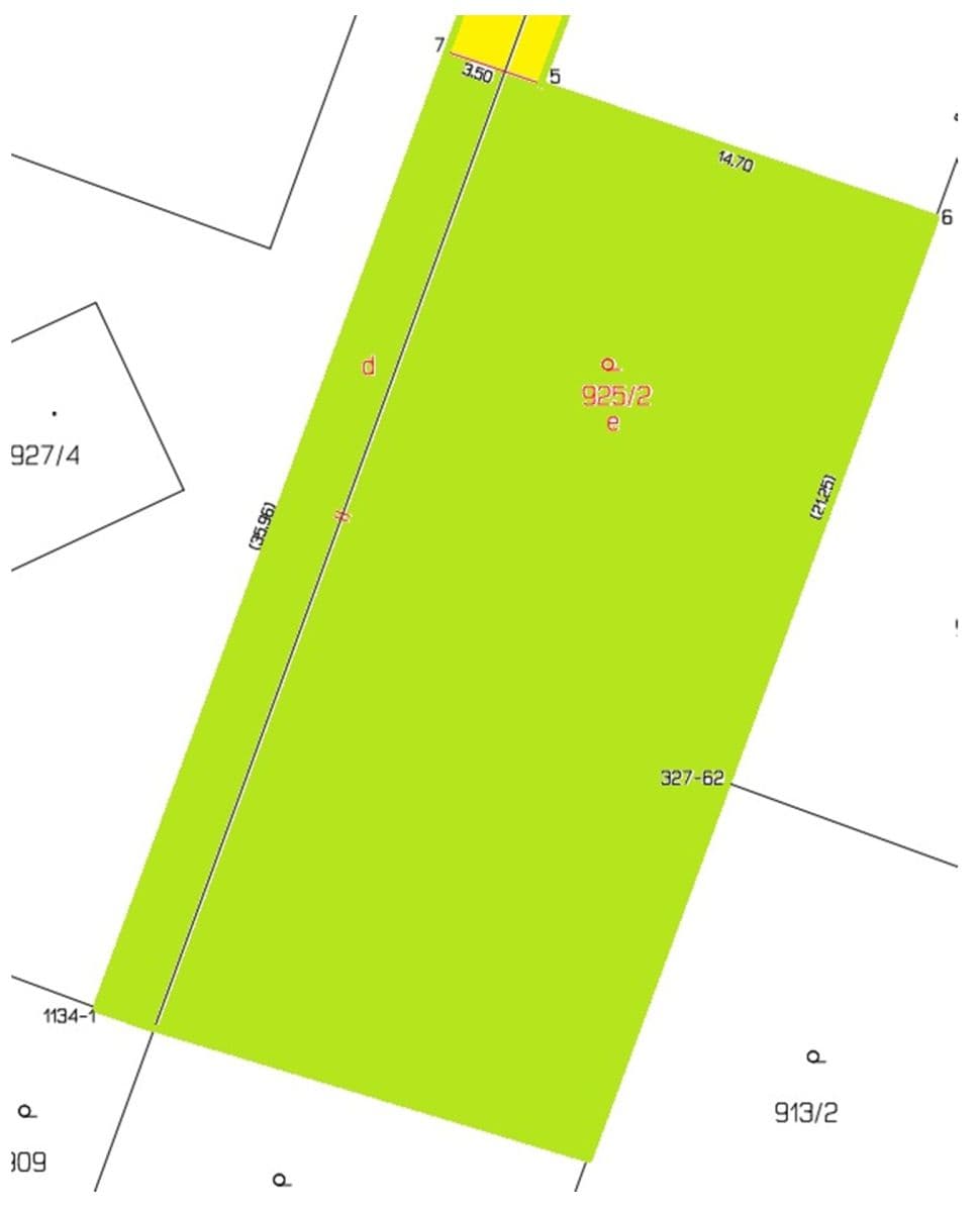 plot for sale, 853 m², Borovská, Prague, Prague plot for sale, 853 m², Borovská, Prague, Prague