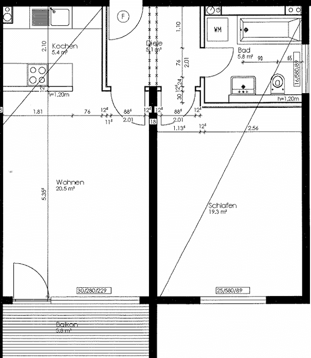 2 bedroom flat to rent, 59 m², Servatiusstraße, Köln, North Rhine-Westphalia 2 bedroom flat to rent, 59 m², Servatiusstraße, Köln, North Rhine-Westphalia
