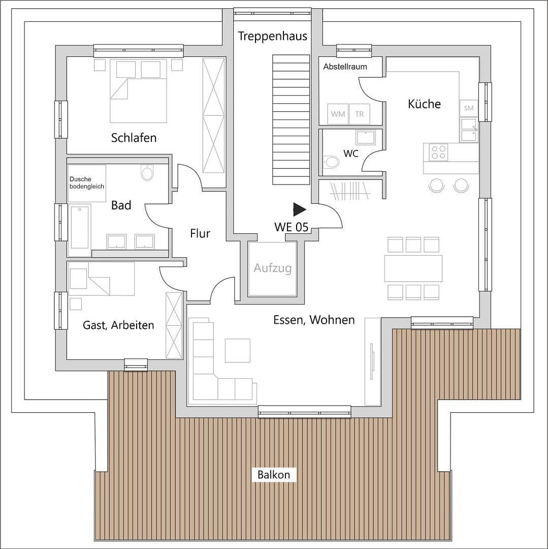 flat to rent, 98 m², Neunkirchen-Seelscheid, North Rhine-Westphalia flat to rent, 98 m², Neunkirchen-Seelscheid, North Rhine-Westphalia