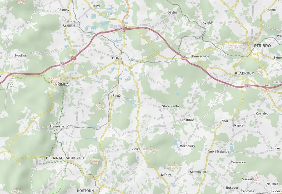 plot for sale, 2,730 m², Stráž, Plzeňský Region plot for sale, 2,730 m², Stráž, Plzeňský Region
